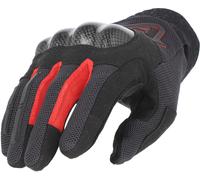 Acerbis Ramsey My Vented Pro Mesh Gants de moto, noir/rouge, Taille XL
