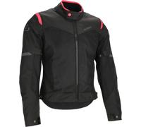 Acerbis Ramsey Vent 2.0 Mesh Ladies Blouson textile de moto, noir-rose, taille XS pour femmes