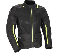 Acerbis Ramsey Vented Long Veste textile moto, noir/jaune, Taille L