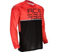 Acerbis Razorcrest Maillot vélo, noir-rouge, taille 2XL pour homme
