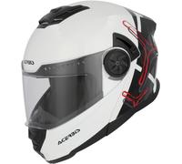 Acerbis Rider Graphic Casque, Blanc/Noir, Taille M (57/58)