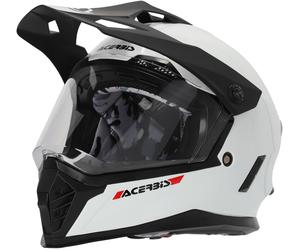 Acerbis Rider Solid Casque de motocross jeunesse, blanc, taille L
