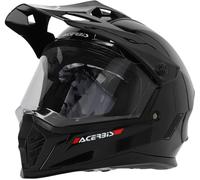 Acerbis Rider Solid Casque de motocross pour enfants, noir, taille S