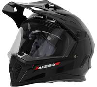 Acerbis Rider Solid Casque de Motocross pour Enfants, Schwarz, Y/L (51/52)