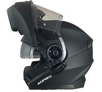 Acerbis Serel 22.06 Casque modulaire avec lunettes de soleil entièrement homologué Noir mat Taille M (57/58)