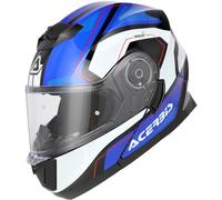 Acerbis Serel Graphic Casque, bleu/blanc, Taille L (59/60)