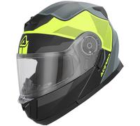 Acerbis Serel, casque rabattable XS Mat Noir/Gris/Jaune Néon Mat Noir/Gris/Jaune Néon
