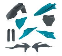 Acerbis Set Carénage Plastique Gris/Vert KTM SX 125 2019 2020 2021 2022