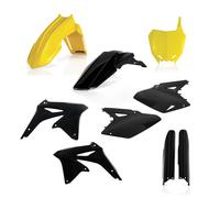 Acerbis Set Carénage Plastique Jaune/Noir Suzuki Rm-Z 450 2008-2017 0013982.279