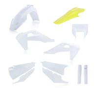 Acerbis Husqvarna Te/fe 20 24051553023 Plastics Kit Blanc