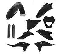 Acerbis Set Carénage Plastique Pour Gaz Noir Gaz Ec 250 2021-2023