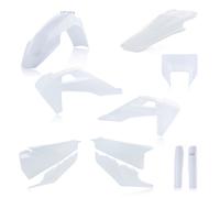 Acerbis Set Carénage Plastique Pour Husqvarna Blanc 2 Husqvarna Fe 250 2020-2023