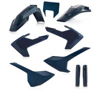 Acerbis Kit complet plastiques pour Husqvarna 125 TE 2017-2018 Bleus