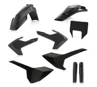 Acerbis Set Carénage Plastique Pour Husqvarna Noir 0023596.090
