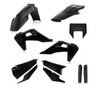 Acerbis Set Carénage Plastique Pour Husqvarna Noir Husqvarna Fe 250 2020-2023