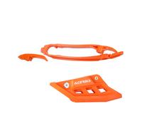Acerbis 0026132 KTM/Husqvarna, kit coulisseau/guide de chaîne Orange Orange