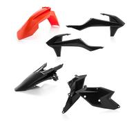 Acerbis Set Plastique Noir/Orange KTM SX 125 2016 2017 2018 0021742.313