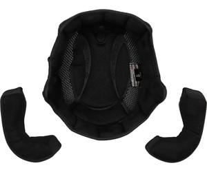 Acerbis Skodela, doublure/coussinets des joues XL Noir Noir