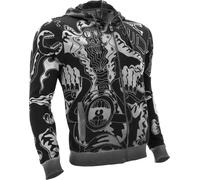 Acerbis SP Club Speedway, Sweat à capuche zippé S Noir/Gris Noir/Gris