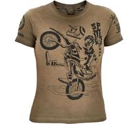 Acerbis SP Club Wheelie, t-shirt enfants L Marron/Noir Marron/Noir