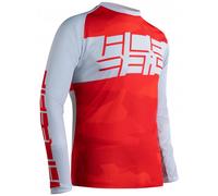 Acerbis Speeder Maillot VTT, Rouge/Gris, Taille 3XL
