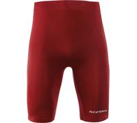 Acerbis Sports Evo Shorts, caleçon fonctionnel 4XS/3XS Rouge Foncé Rouge Foncé