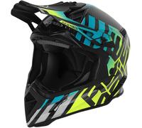 Acerbis Steel Carbon Casque de motocross, noir-jaune, taille XS pour homme