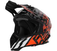 Acerbis Steel Carbon Casque de motocross, noir-orange, taille M pour homme