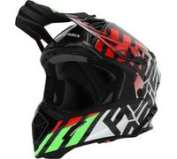 Acerbis Steel Carbon Motocross Helmet, noir/vert/rouge, S (55/56)