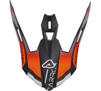 Acerbis Steel Carbon, pic Mat Noir/Orange Néon Mat Noir/Orange Néon