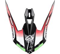 Acerbis Steel Carbon, pic Mat Vert/Rouge Mat Vert/Rouge