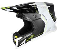 Acerbis T711, casque de motocross L Noir/Blanc/Jaune Néon Noir/Blanc/Jaune Néon