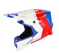 Acerbis T711, casque de motocross XXL Blanc/Rouge/Bleu Blanc/Rouge/Bleu