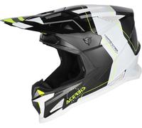 Acerbis T711 Graphic Casque de motocross, Noir/Blanc, Taille M (57/58)
