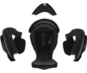 Acerbis TDC, doublure/coussinets des joues M Noir Noir