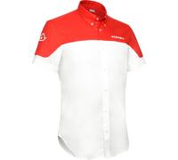 Acerbis Team chemise, blanc-rouge, taille L pour homme