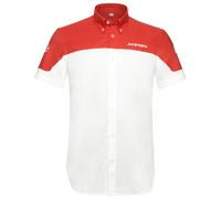Acerbis Team chemise, Blanc/Rouge, Taille XL