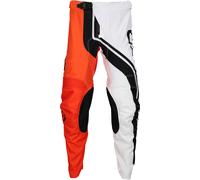 Acerbis Track Connection, pantalon en textile 30 Blanc/Orange/Noir Blanc/Orange/Noir