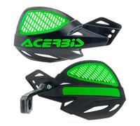 Acerbis Uniko MX Protège-mains Paire + Kit Noir Vert Pour Yamaha WR YZ YZF