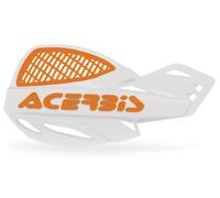 Acerbis Uniko MX Protège-mains Paire + Kit Pour Yamaha WR YZ YZF Blanc Orange
