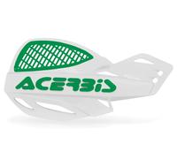 Acerbis Uniko MX Protèges-mains Paire + Kit Blanc Vert Pour Yamaha WR YZ YZF