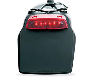 Acerbis universal LED, feu arrière Noir Noir