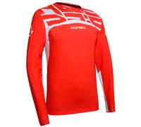 Acerbis Vega X-Flex Maillot Motocross, blanc-rouge, taille S pour homme