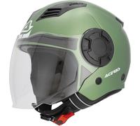 Acerbis Vento Casque Jet, vert mat, Taille M (57/58)