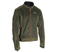 Acerbis Gordon veste textile de moto imperméable, vert-orange, taille XL pour homme