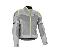 Acerbis Ramsey Vent 2.0 Mesh Ladies Blouson textile de moto, gris-jaune, taille L pour femmes