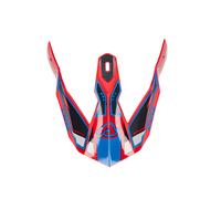 Visière De Casque Rouge/Bleu ACERBIS Pour Casque LINEAR