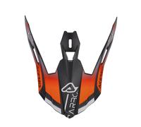 Acerbis Steel Carbon, pic Mat Noir/Orange Néon Mat Noir/Orange Néon