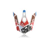 Acerbis Visière Steel Junior/Eclipse Blanc/Bleu 0023308.232