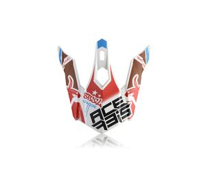 Acerbis Visière Steel Junior/Eclipse Blanc/Bleu 0023308.232